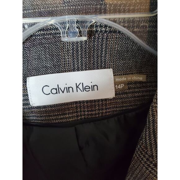 Calvin Klein 14 PETITE Blazer Jacket - Picture 5 of 6